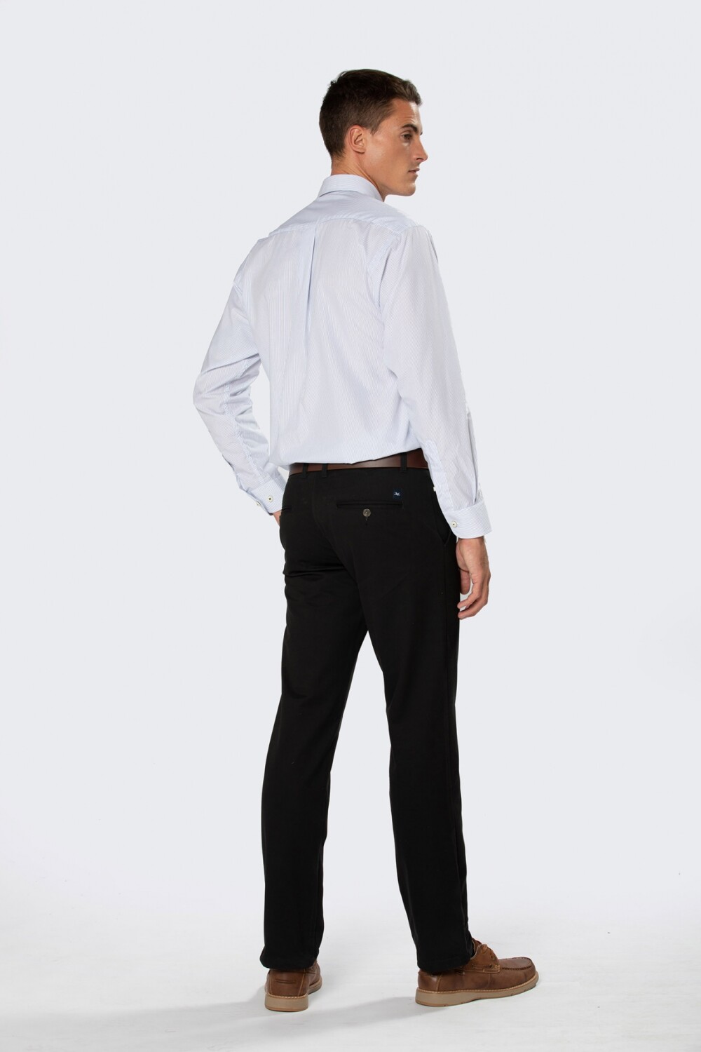 PANTALÓN CLÁSICO GABARDINA Negro