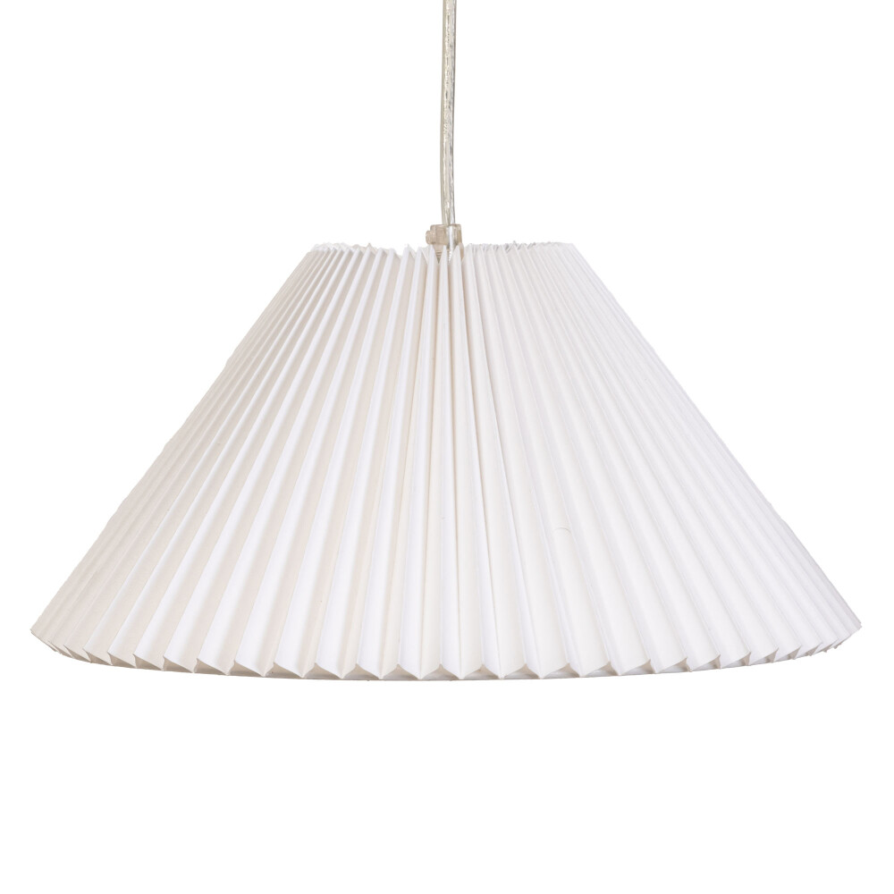 LÁMPARA DE TECHO BLANCO METAL PLEATING