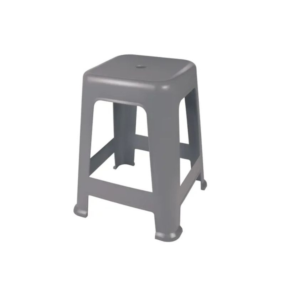 BANQUETA PLASTICA GRIS MOR 