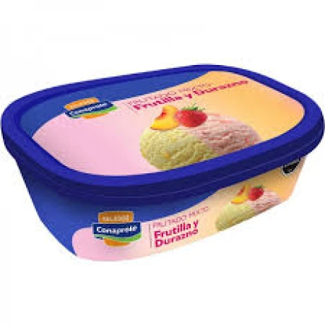 HELADO CONAPROLE 1L FRUTILLA Y DURAZNO HELADO CONAPROLE 1L FRUTILLA Y DURAZNO