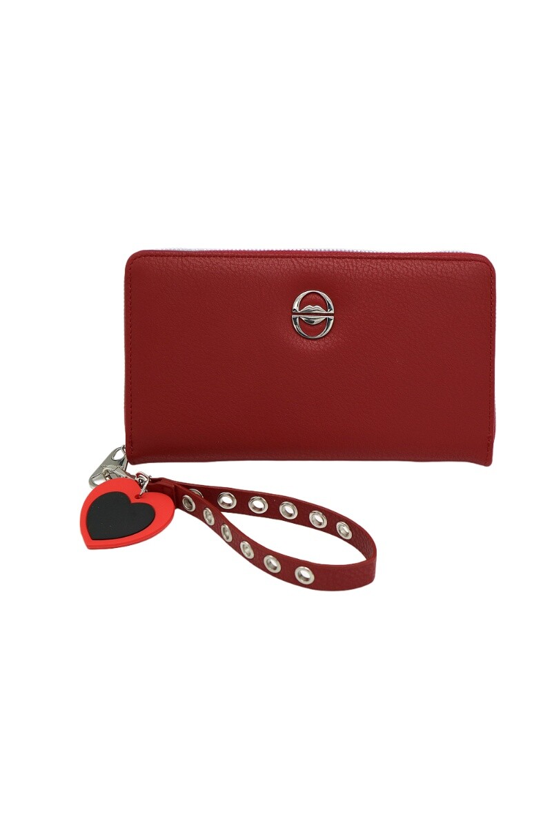 Billetera Las Oreiro Rojo