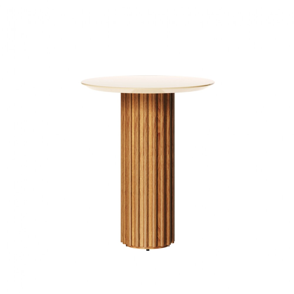 Mesa Lateral - 64cm - Linea Manhattan Beige