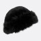 Gorro de Piel Sintética Estilo Cosaco Infantil Negro