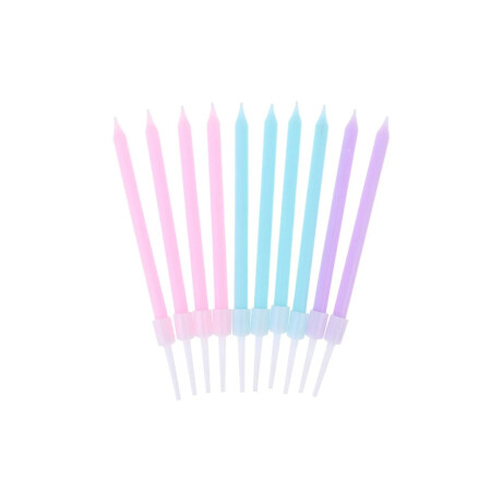Velas x10 para cumpleaños Sc