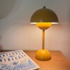 Lámpara de mesa táctil recargable Amarilla
