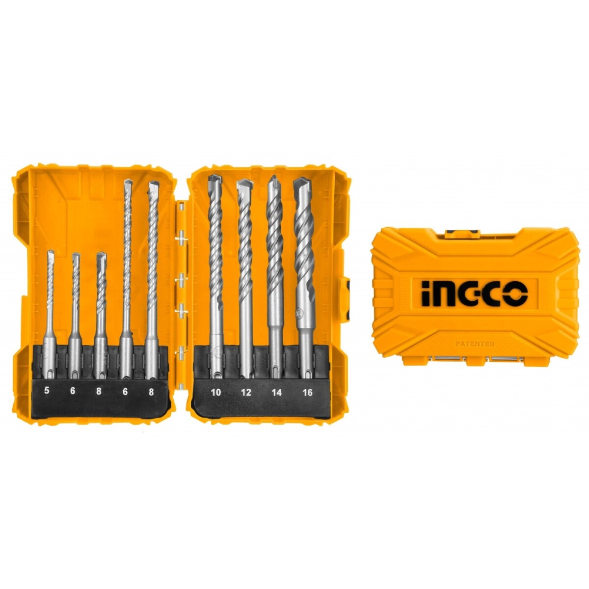 SET 9 MECHAS SDS PLUS INGCO AKDL30901 