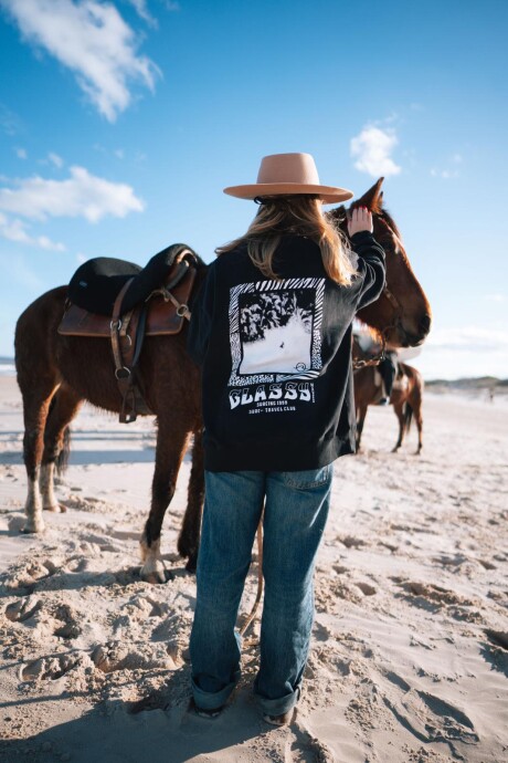 Buzo Free Surf / Negro U