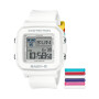 Reloj CASIO BABY-G BGD10L-7DR Resina Blanco Esfera 39mm 0