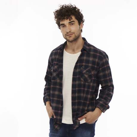 Camisa Wrangler de Hombre - FLANNEL SHIRT - WLS103UR ELD