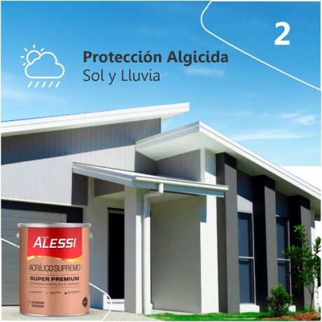 Látex Acrílico Super Premium Blanco Mate 3.6L Alessi Látex Acrílico Super Premium Blanco Mate 3.6L Alessi