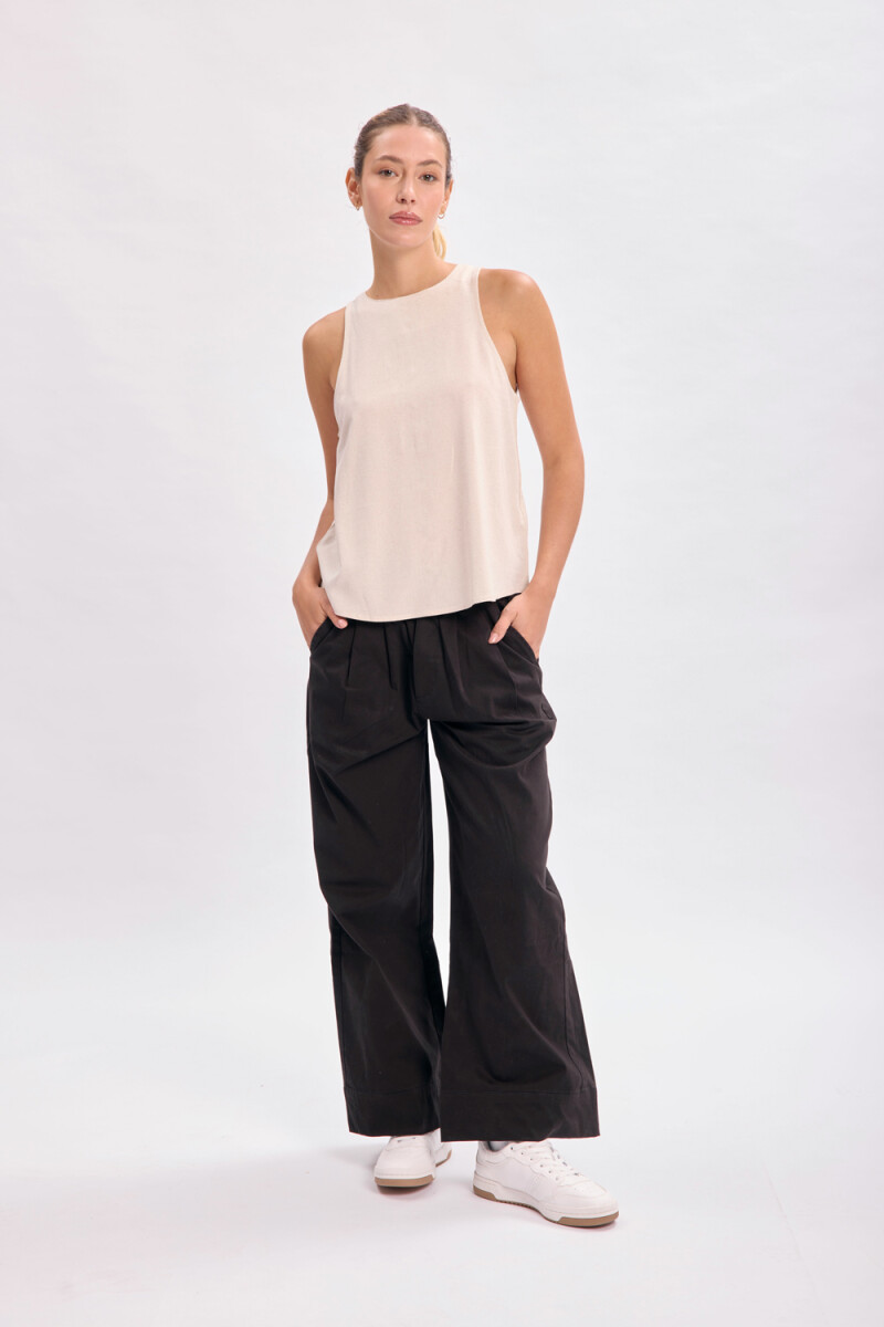 Pantalón ancho Negro
