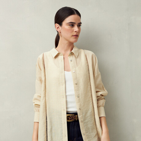 CAMISA BELMA Almendra