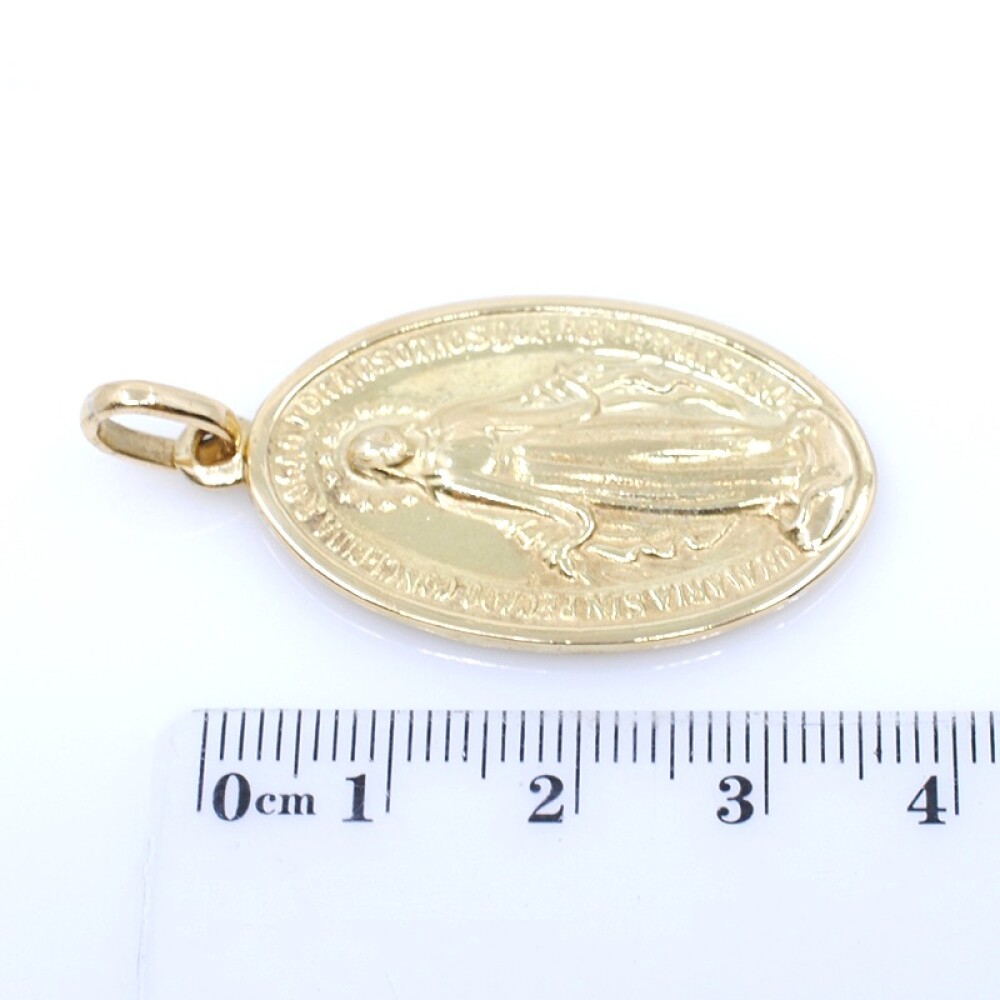 Medalla oro 18k virgen Milagrosa Medalla oro 18k virgen Milagrosa