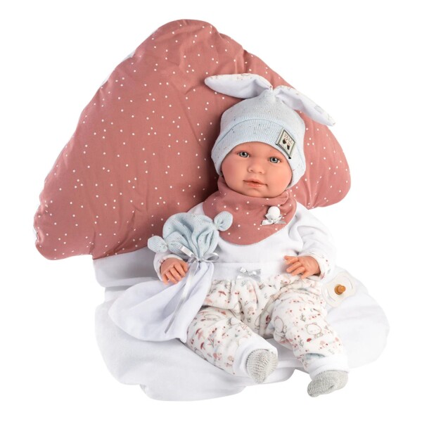 Muñeca Llorens Bebe Mimi Llorona Con Cojin Seta 42 cm Muñeca Llorens Bebe Mimi Llorona Con Cojin Seta 42 cm