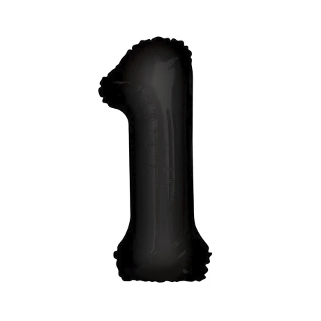 Globo Nº 1 Negro 75 cm Sc