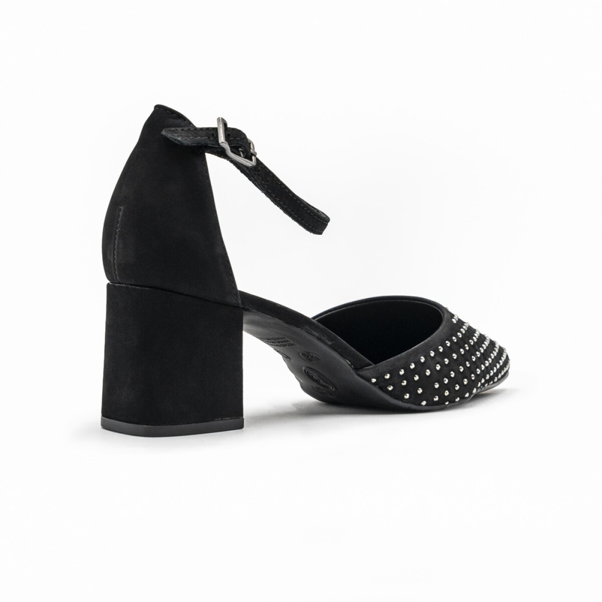 COURO NOBUCK PRETO - PRETO 