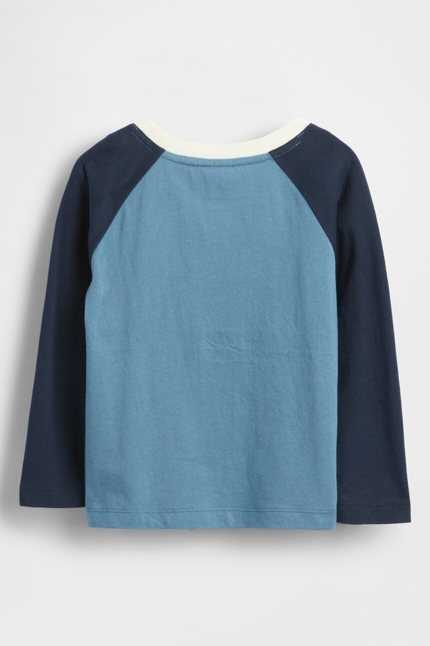 Remera Logo Gap Toddler Niño Cornflower829