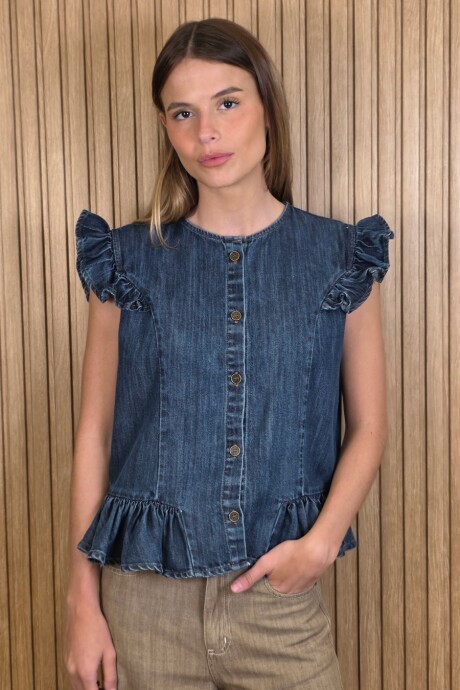 Chaleco Poppy Denim Azul