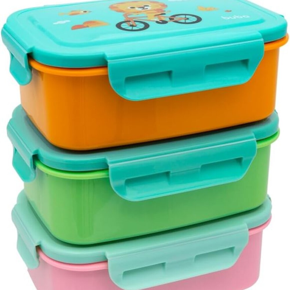 Lunchera bento box BUBAZOO leon