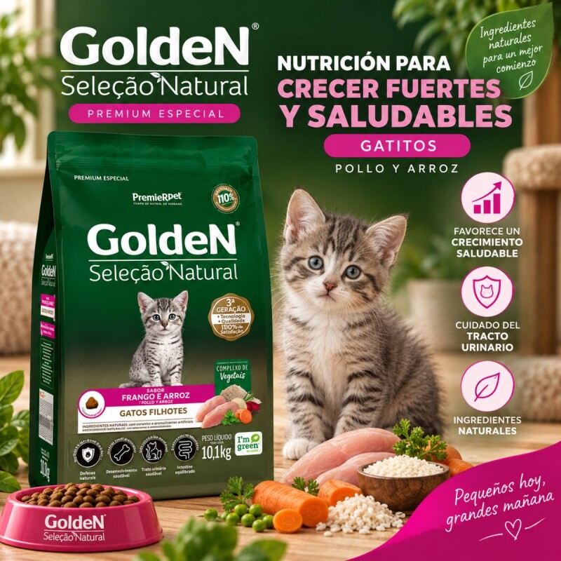 GOLDEN NATURAL GATITOS 10.1 KGS GOLDEN NATURAL GATITOS 10.1 KGS