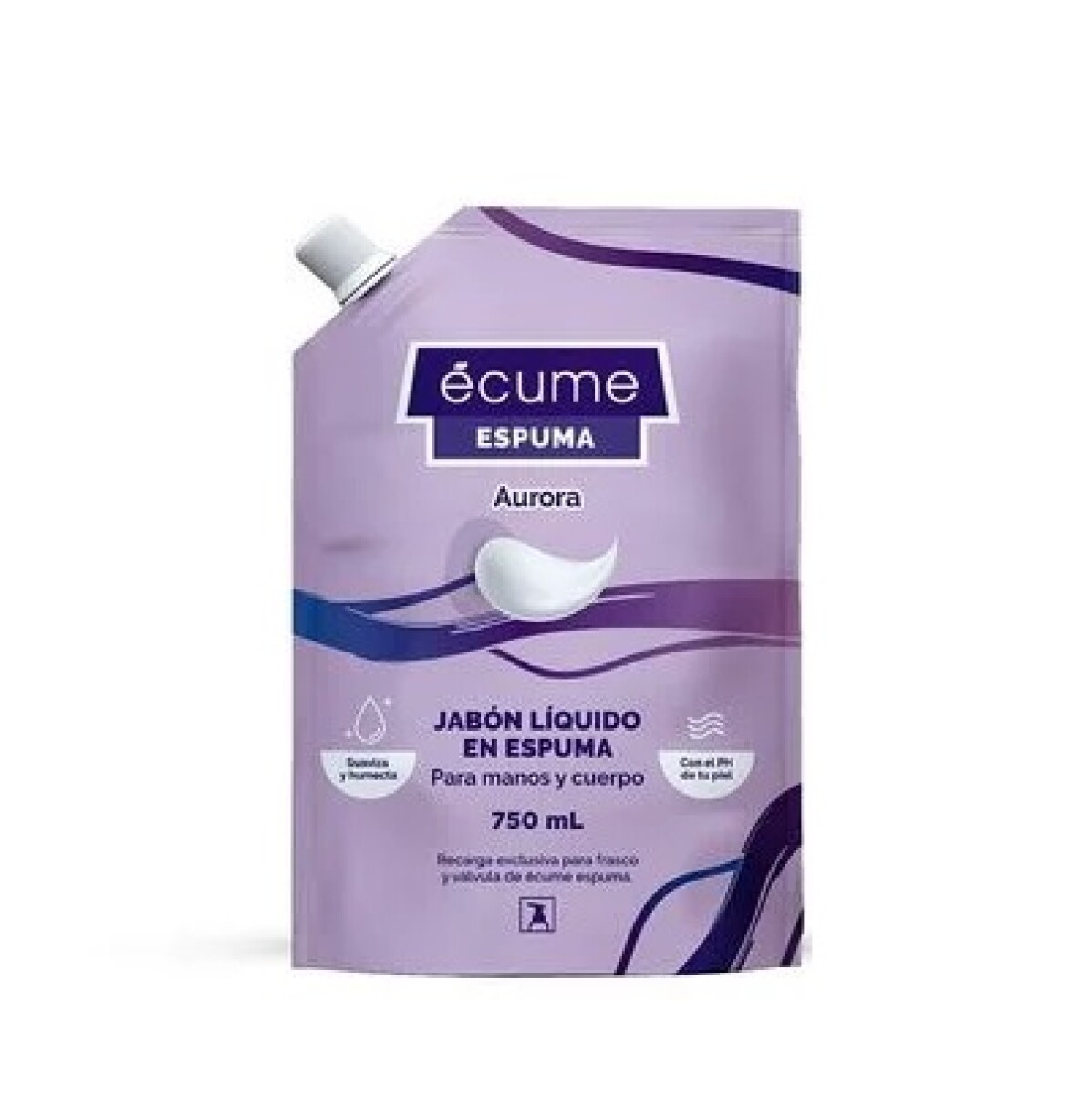 Jabón Ecume Espuma Doypack Aurora 750 Ml. 