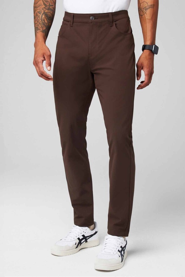 Pantalón The Don 5-Pocket Slim Pant Hombre Cacao