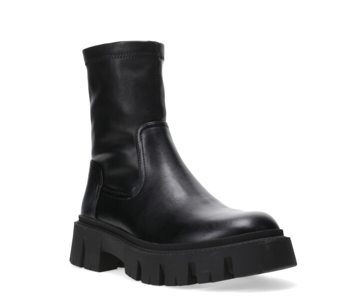 Bota LINI de pu elastizado Black