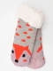 MEDIA SHERPA ANIMALITOS GRIS MELANGE M