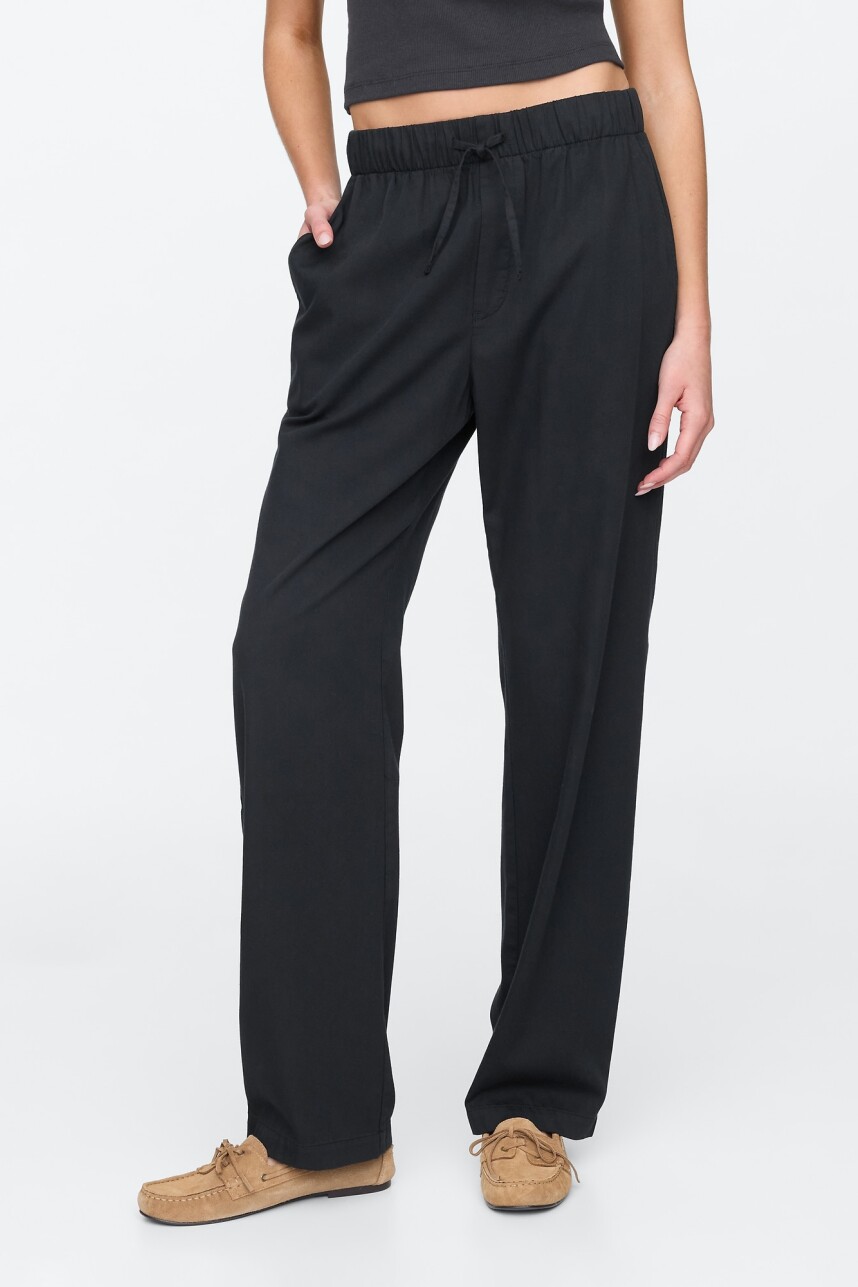 Pantalón Twill Easy Mujer Black 22