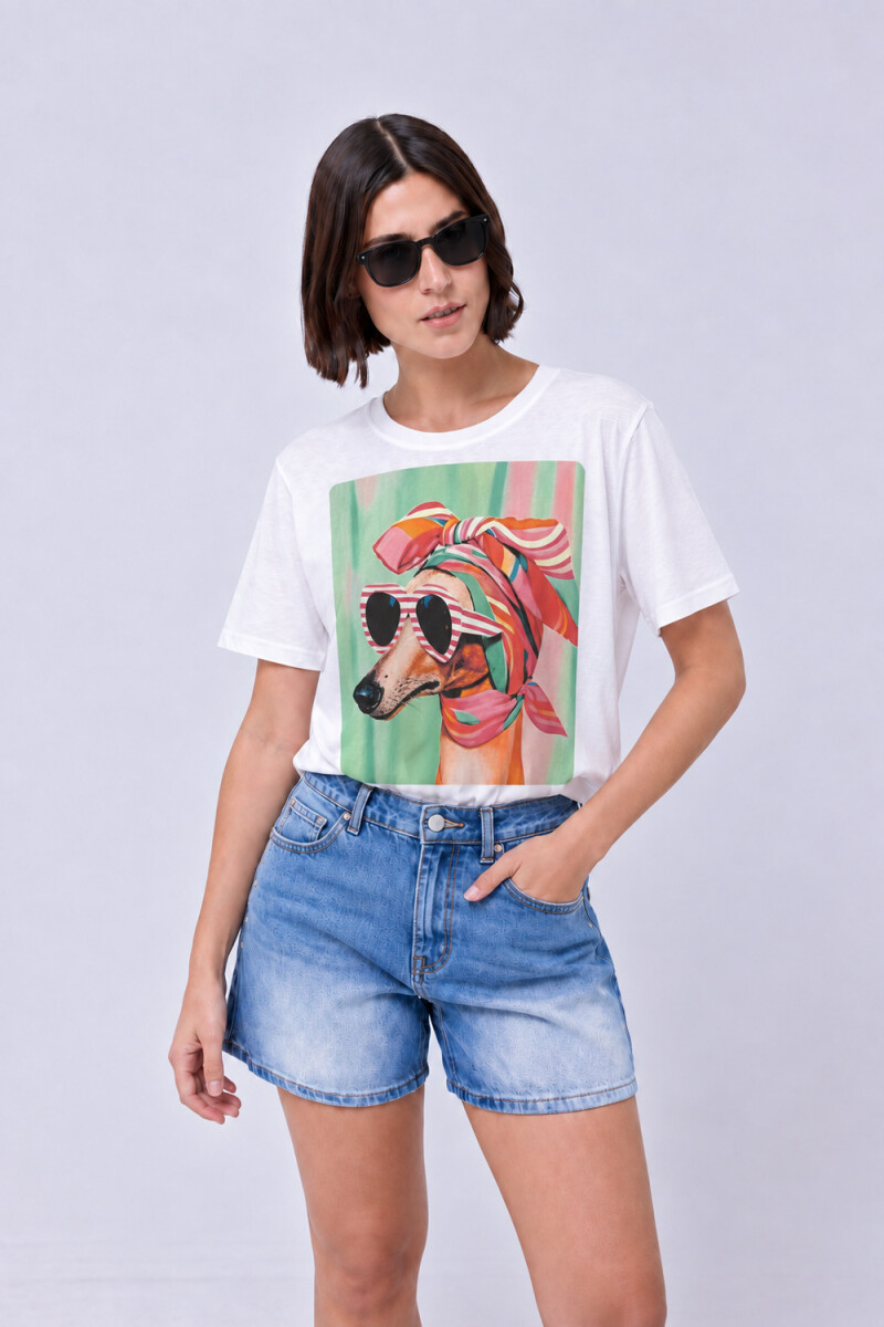 Remera Trendy - Dog glam 