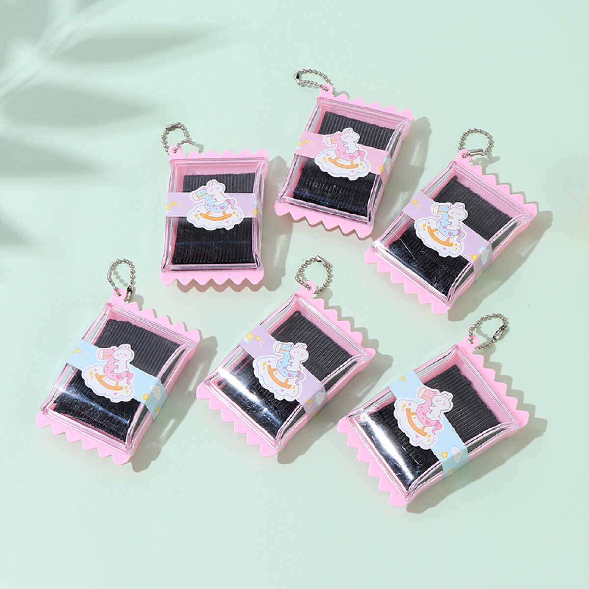 Set De Horquillas Negras X 24 - Conejito 