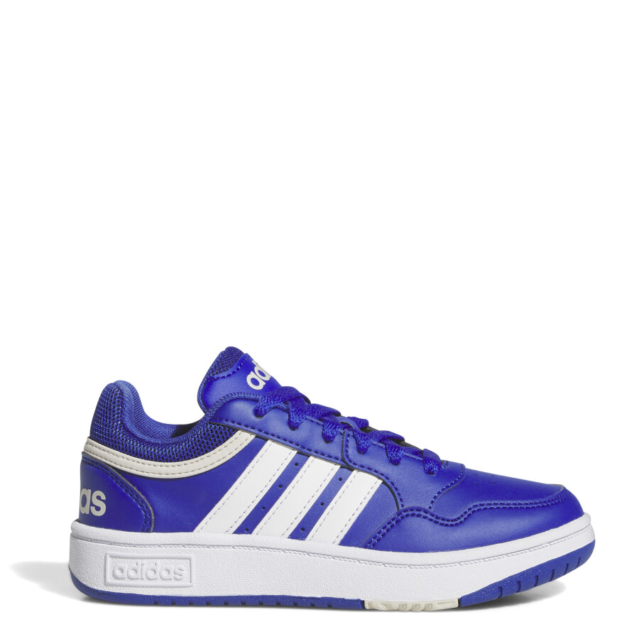 Championes de Niños Adidas Hoops Azul - Blanco