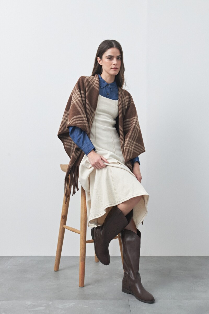 PONCHO HORIATIKI Chocolate