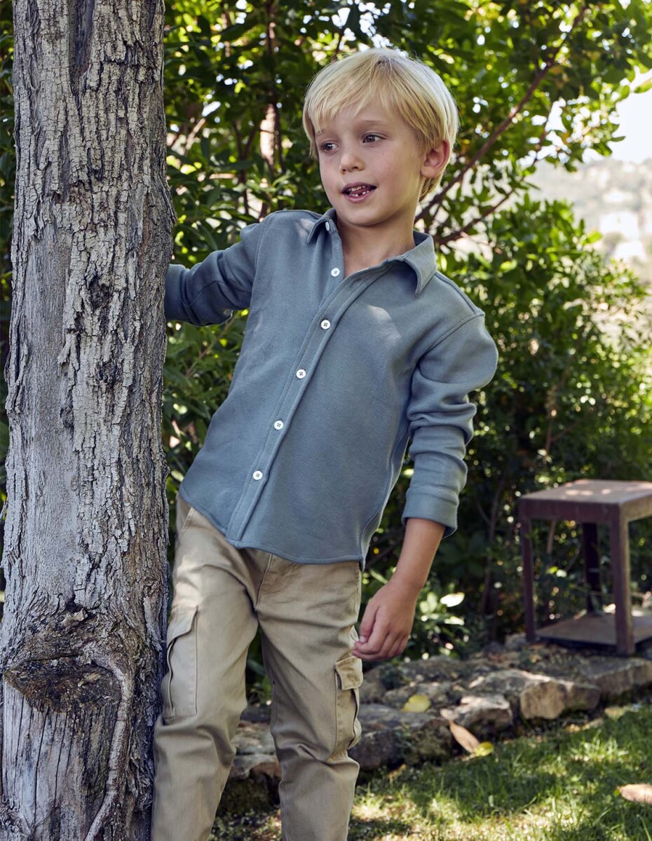 Camisa Polo - Verde Oscuro 