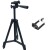 Tripode Profesional Celular 360° Pies De Goma + Estuche Variante Color Negro