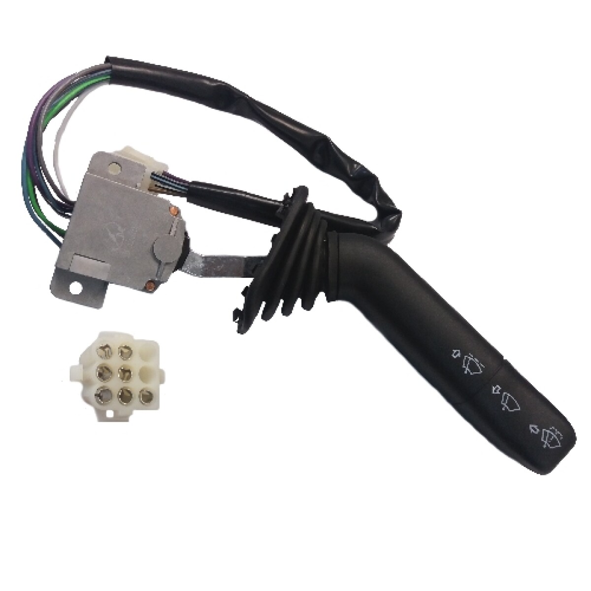 LLAVE BAJO VOLANTE SCANIA L-PARABRISA 114 124 98/ 24V C/ TEMPORIZADOR 3 VEL MARILIA 