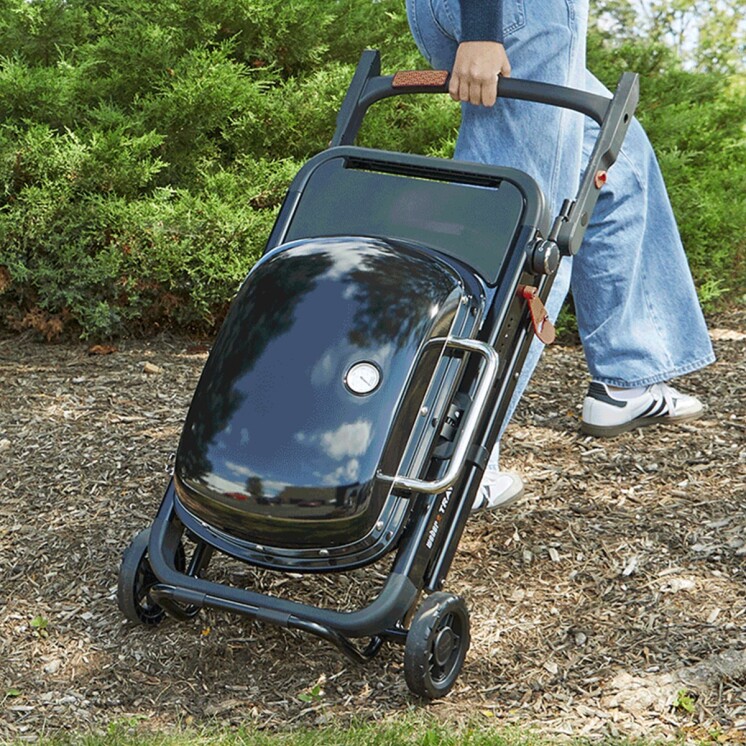 Barbacoa a Gas Portátil Weber Traveler Compact Plegable Negra Barbacoa a Gas Portátil Weber Traveler Compact Plegable Negra