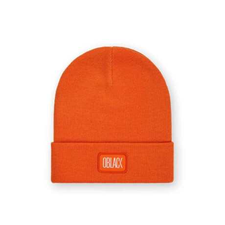 Gorro de Lana Unisex Oblack Orange