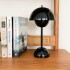 Lámpara de mesa táctil recargable Negro