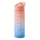 Botella Agua Motivacional 600 Ml Sin Color