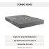 Colchón 2 Plaza Espuma Alta Densidad 19 Cm 120 Kg Kappesberg Gris 1