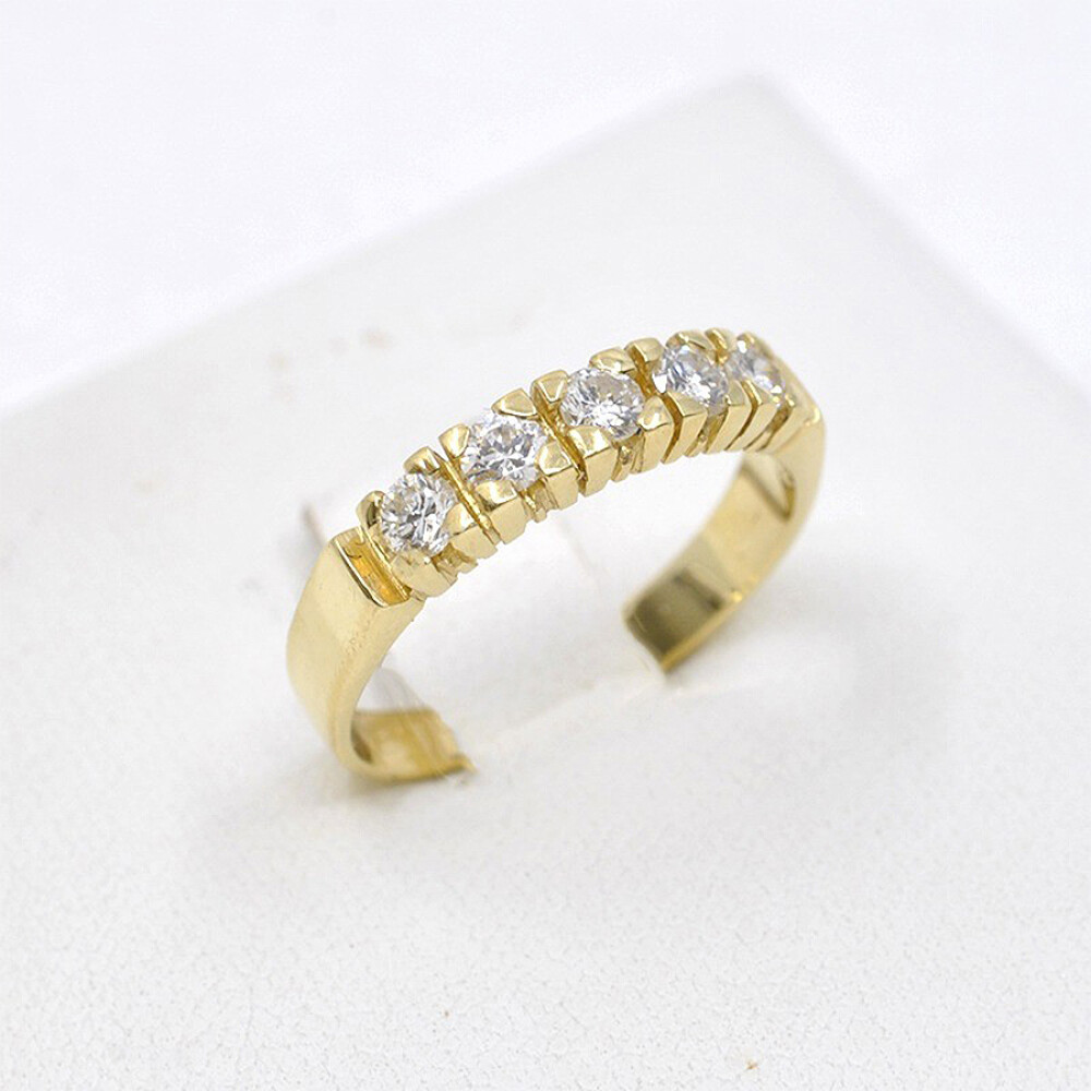 Anillo En Oro 18K Con Brillantes Anillo En Oro 18K Con Brillantes