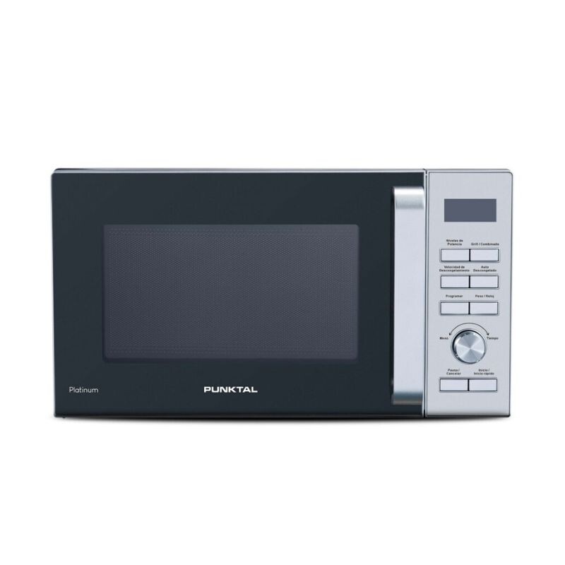MICROONDAS PUNKTAL 25 L DIGITAL C/GRILL Acero