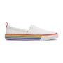 Canvas Rainbow Webbing - Hombre White