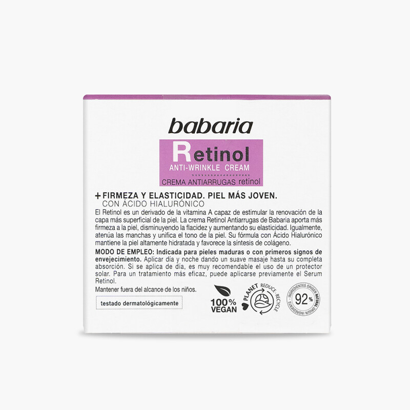 Crema Babaria Para Rostro De Retinol 50Ml Crema Babaria Para Rostro De Retinol 50Ml