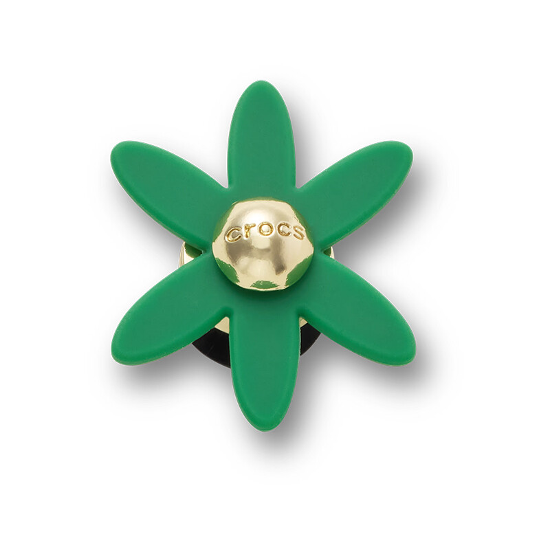 Jibbitz Charm™ Retro Green Spinner Flower Multicolor