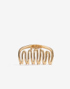 Broche Acrilico Broche Metálico Bold - Dorado