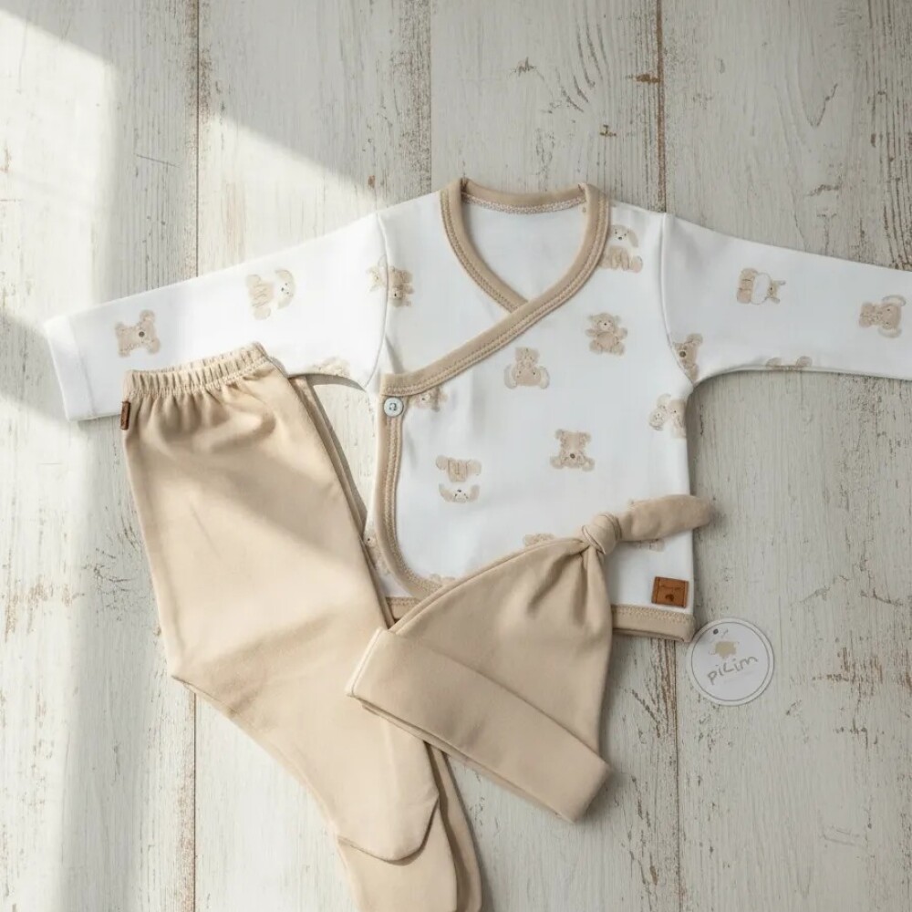 Primer muda PILIM estampada beige
