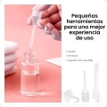 Recipientes para viaje Kit para Cosméticos Celeste