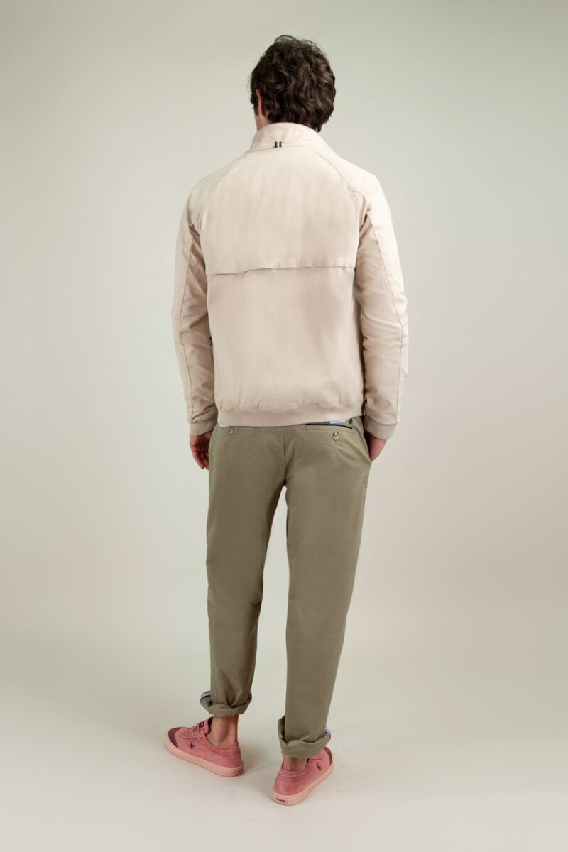 Cazadora Harrington Beige